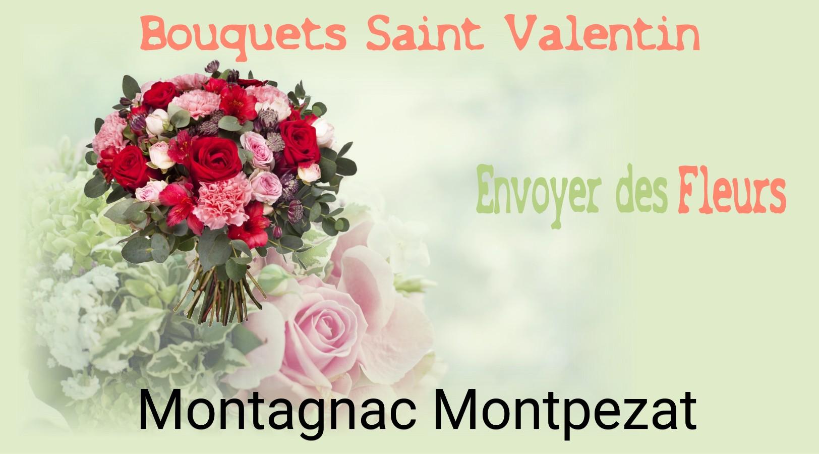 Roses de Saint-Valentin livrées à Montagnac-Montpezat
